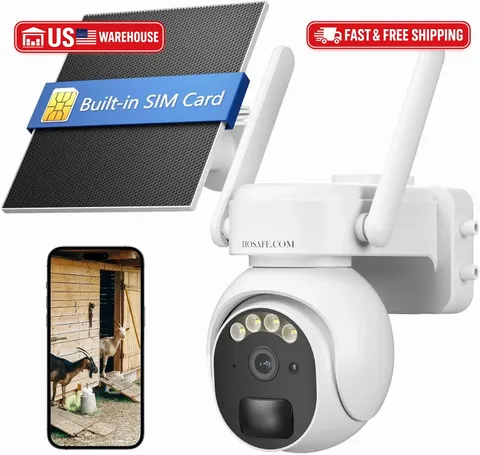 4G Camaras De Seguridad Sin WIFI Para Casa Exterior Inalambricas Con Panel Solar