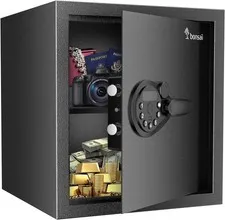 Security Safe Box,1.2 Cubic Feet Large Document Safe Box,New Type of Digital Key