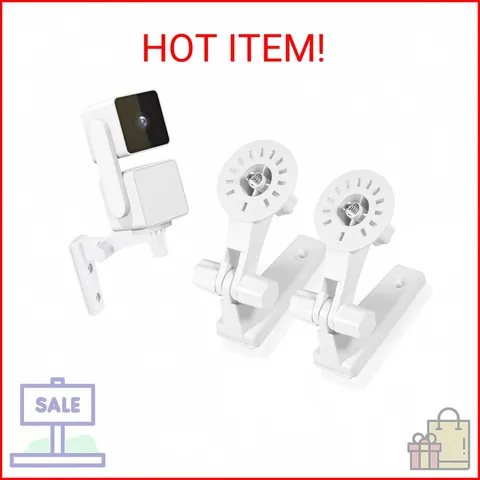 VIIVRIA 2-Pack Wall Mount, Specially Designed for Wyze Cam Pan V3, 180° Tilt Adj