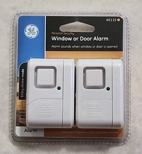 GE Personal Security Window or Door Alarm 45115  FACTORY SEALED NEW