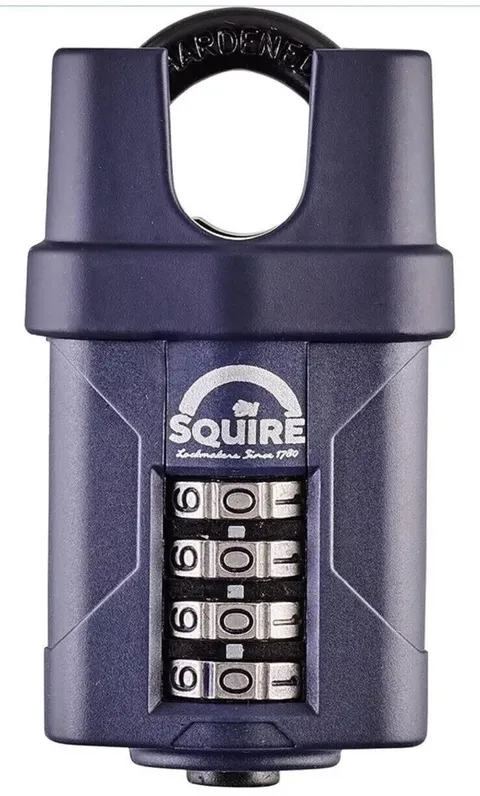 Squire CP50CS Closed Shackle 50mm Combination Padlock Security Heavy Duty (USA)