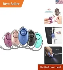 5-Pack Personal Safety Alarm Keychain - 140DB Self-Defense for Women & Kids