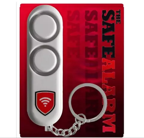 The SafeAlarm Personal Self-Defense Safety Alarm Keychain