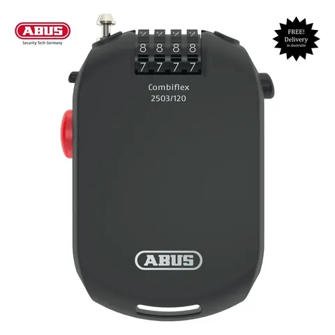 ABUS 2503/120 Retractable Combination Cable Lock