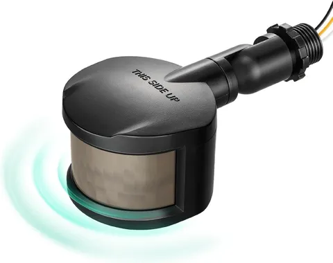 Versatile 3 Modes Motion Detector with Adjustable Delay for Floodlight Security