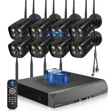 Wireless Security Camera System, Outdoor WiFi Video Surveillance System