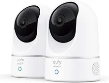 eufy Security Indoor Cam E220 2-Cam Kit, 2K Camera 2 Piece Set, White
