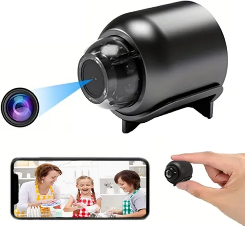 Ultra-Compact Wireless Camera with 1080P Video & 26ft Night Vision - Smart Home