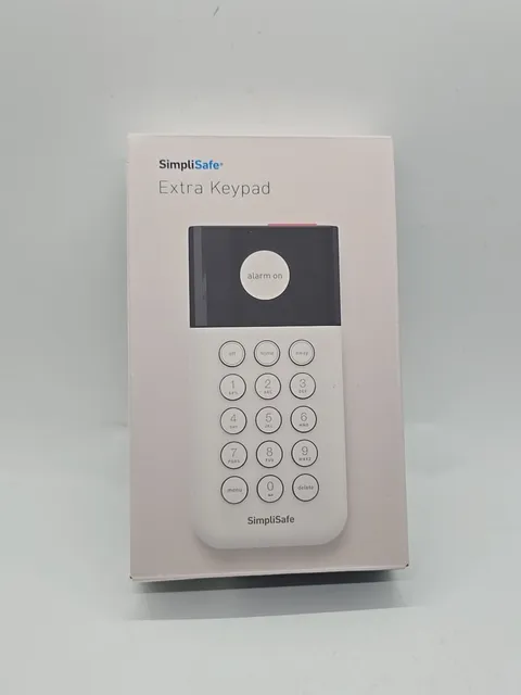 SimpliSafe Home Security System GENUINE Wireless Keypad Remote  White SSKP3 