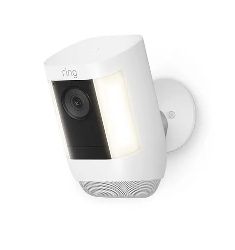 Ring Spotlight Cam Pro Battery — White B09DRX62ZV | 2K Video | 3D Motion NIB