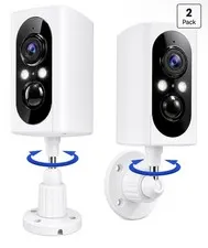 New wireless outdoor security camera. It has 2K image, night vision, two-way