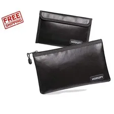 Fireproof Money Bag - Zipper Closure & Small Size for Secure Document Storage