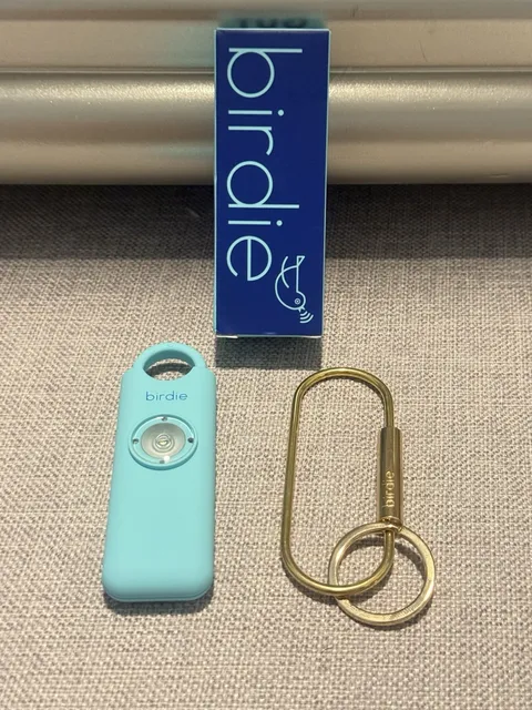 She’s Birdie - The Original Personal Safety Alarm Key Chain Aqua NEW