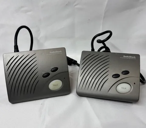VTG RadioShack Wireless FM Intercom System 2-Station Tested Works Clear Sound