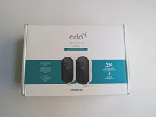 Arlo Essential 2K Outdoor Security Camera System (2-Pack)