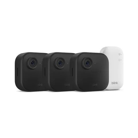 Blink Outdoor 4 – Wireless security camera, Sync Module Core included – 3 camera