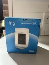Ring Spotlight Cam Plus, Battery - White