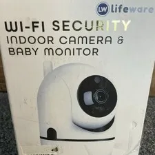 Life Ware 360° Indoor Security Camera Baby Monitor Camera with Night Vision
