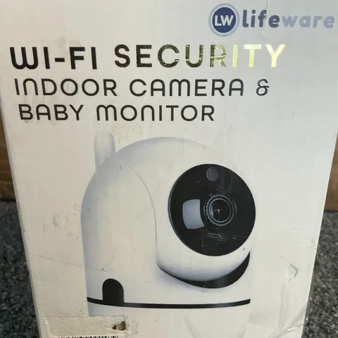 Life Ware 360° Indoor Security Camera Baby Monitor Camera with Night Vision