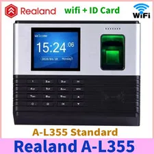 Realand A-L355 WIFI+ID TCP/IP 2.8Inch TFT LCD Screen Fingerprint Time Attendance