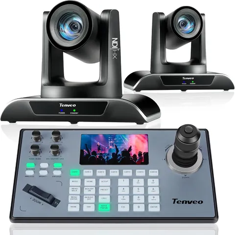 PTZ Camera and Controller Bundle/Kits - 20X NDI AI Auto-Tracking PTZ Camera(2Pcs