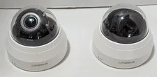 Lot of 2 Hanwha Wisenet QND-6082R1, 2MP Indoor PoE IR Dome IP Security Cameras