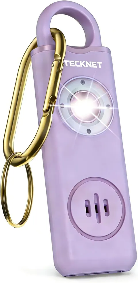 Rechargeable Personal Safety Alarm for Women, 130Db Self Defense Keychain Alarm