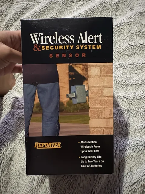 Reporter Wireless Alert & Security System Motion Sensor Alarm 1200 Ft Range