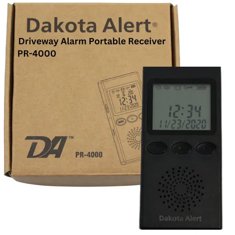 Wireless Driveway Alarm Portable Receiver PR-4000 - with 4000 Transmitters | ...