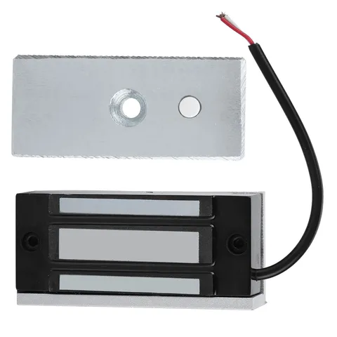 DC24V Mini Electromagnetic Lock Electronic Magnetic Door Lock 60KG Power On Lock