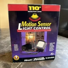 HeathZenith SL-5210 Motion Sensor Light Control Outdoor Gray Weatherproof