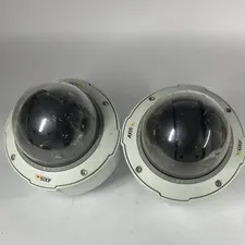 LOT OF 2x Broken AXIS 60Hz 1080p Outdoor Network Dome Camera Q6045-E NO POWER
