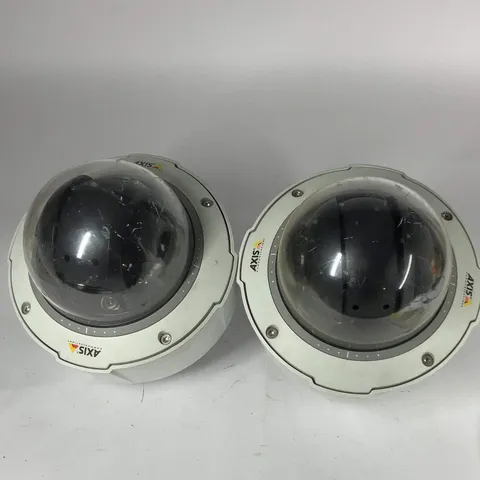 LOT OF 2x Broken AXIS 60Hz 1080p Outdoor Network Dome Camera Q6045-E NO POWER