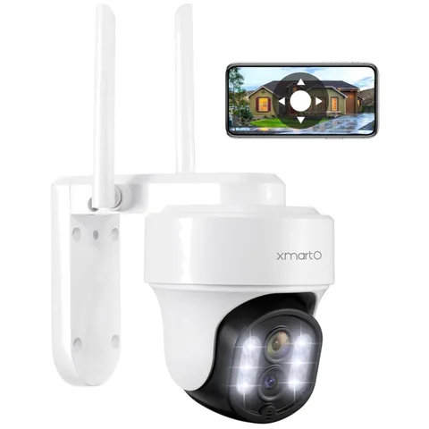 Smart Deterrence PTZ Camera - Color Night Vision, 2.8mm Lens