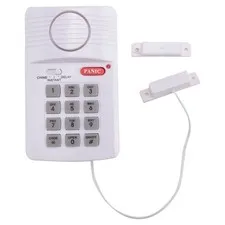 Loud  Door Alarm Security Pin Panic Keypad for Home  Garage Shed U7Y16990