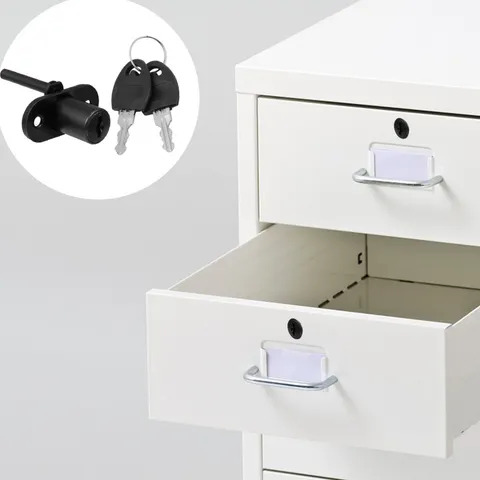 2Pcs Office Furniture Drawer Lock Central Lock Lock for Cabinets