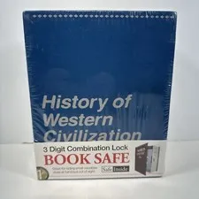 3 Digit Combination Lock Book Safe, History of Western Civilization