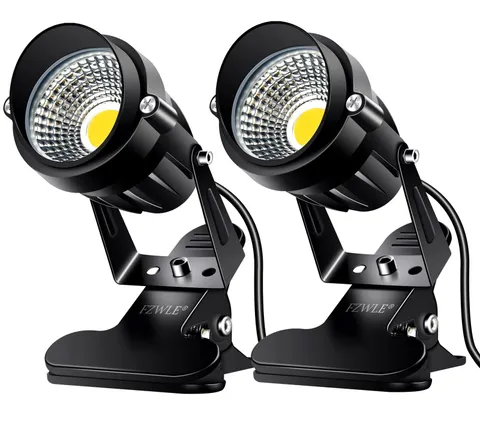 FZWLE Spot Lights Clamp Indoor Spotlights, 7W Clip on ‎Daylight White