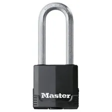 Master Lock Heavy Duty Outdoor Padlock with Key, 2-1/8 in. Wide, 2-1/2 in. Shack