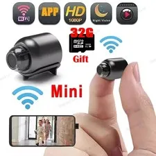 2026 Smart Mini WiFi Camera Wireless 1080P HD Night Cam w/ TF Card Home Security