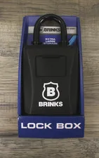 BRINKS Resettable LOCK BOX - Extra Large Storage with Steel Shackle (665-80001)