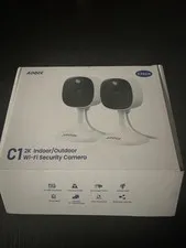 AOQEE 2K Indoor/Outdood Wi-Fi Security Camera-2 Pack-Remote Viewing