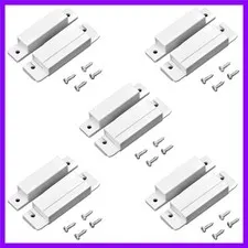 Wired Surface Mounted NC Magnetic Door Window Contact Sensor Alarm Switch 5 Pack