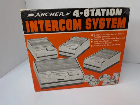 Vintage Archer 4 Station Intercom System Radio Shack Cat No 43-216A