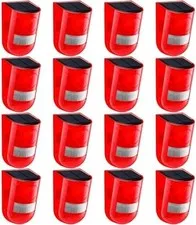129Db Solar Motion Sensor Alarm with Strobe Light - 16 Pack Outdoor Security