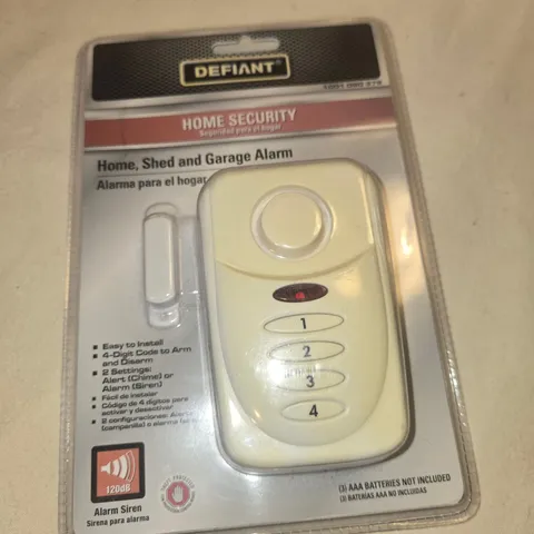 Defiant Home Security Shed and Garage Wireless Alarm with Keypad