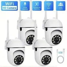 Wireless Security Camera System Indoor Home Wifi Night Vision Cam 1080P HD 1PCS