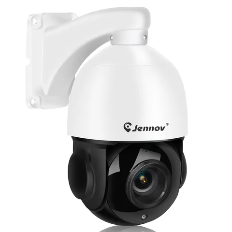 Jennov 4K 8MP PoE Security Camera Outdoor 20X Zoom PTZ Camera Human Detection