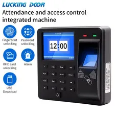 Biometric Fingerprint Access Control Intercom Time Attendance Machine Digital El