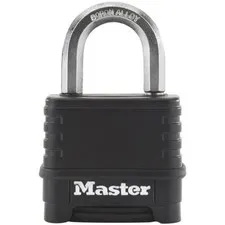 Master Lock M178EURD Excell™ 4-Digit Black Finish Combination 50mm Lock